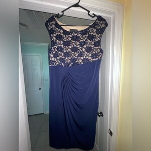Connected Apparel Navy Dress Size 14